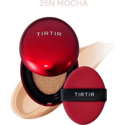 Tirtir Mask Fit Red Cushion Dlouhotrvající tónovací cushion Mini 25N Mocha 4,5 g