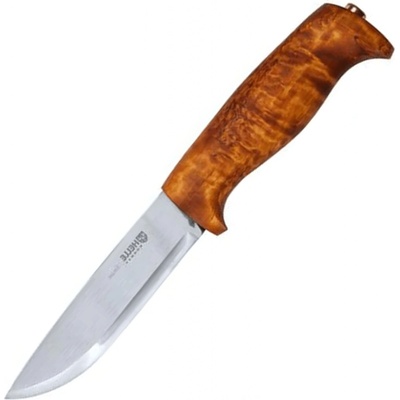 Helle Gaupe Curly birch handle, H3LS blade, black sheath HE-200310