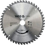 TOYA Карбиден диск за циркуляр, за рязане на дървени конструкции YATO, Ф 250 x 30, T 48 (60484)