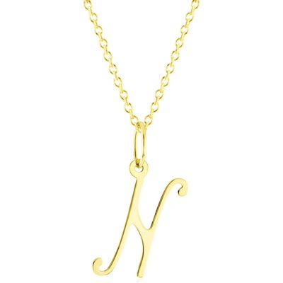 Gemmax Zlatý řetízek s písmenem „N“ GUSYN-42711-36261