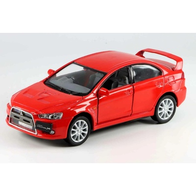 Kinsmart Mitsubishi Lancer Evolution X 2008 červená 1:36