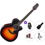 Takamine GN30CE Premium SET Brown Sunburst Електро-акустична китара Джъмбо