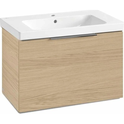 Villeroy & Boch Architectura - Skrinka s umývadlom, 75x47x42 cm, 1 zásuvka, Nordic Oak 4A878001SVJ
