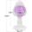 Lovetoy Gemoria Silicone Butt Plug - purple
