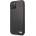BMW M Collection Smooth PU Hard Case - кожен кейс за iPhone 12, iPhone 12 Pro (черен)