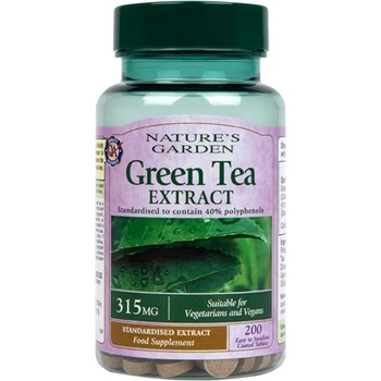 Image 1 of Holland & Barrett Green Tea Extract 315 mg | Nature's Garden [200 Таблетки]