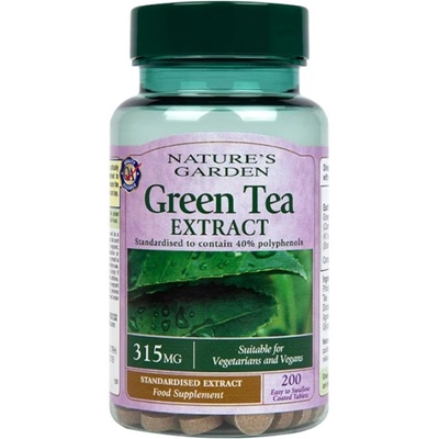 Holland & Barrett Green Tea Extract 315 mg | Nature's Garden [200 Таблетки]