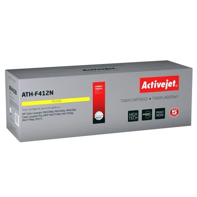 Compatible Тонер Activejet ATH-F412N (заместител за HP 410A CF412A, Supreme, 2300 страници, жълт) (ATH-F412N)