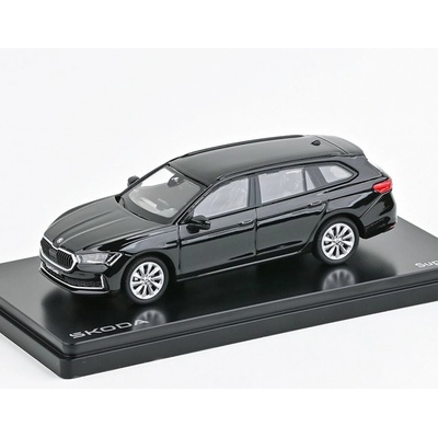 ABREX Škoda Superb IV Combi 2023 Čierna Ebony Metalíza 1:43
