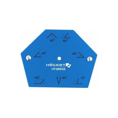 Högert Technik Magnetický svařovací úhelník šestihranný 22,5 kg HT3B656