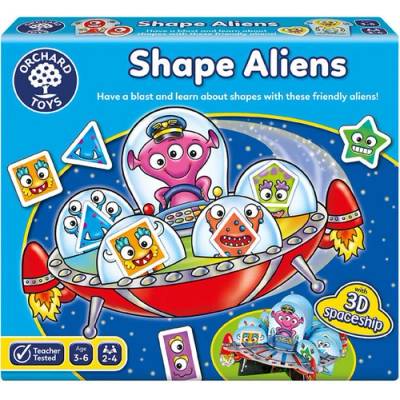 Orchard Toys Učíme se tvary s mimozemšťany Shape Aliens