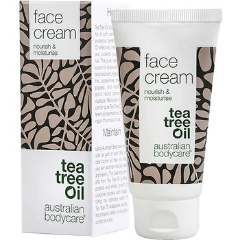 ABC Tea Tree Oil Face Cream pleťový krém hydratační + Tasmánské koření inů. Obal 2018 1x50 ml dárková sada