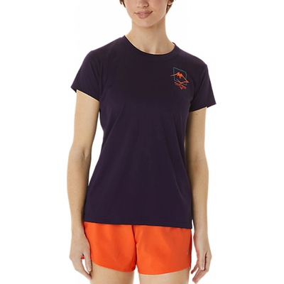 ASICS FUJITRAIL LOGO SS TOP fialová