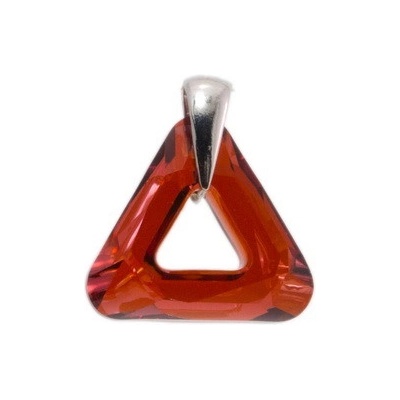 iŠperky Strieborný prívesok trojuholník Swarovski ID|108265
