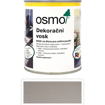 Osmo 3111 Dekorační vosk transparentní 0,75 l Bílá