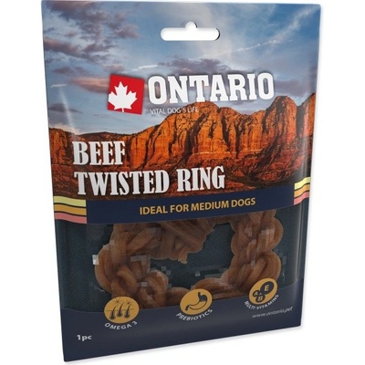Ontario Rawhide Snack Rings 8,75 cm 1ks