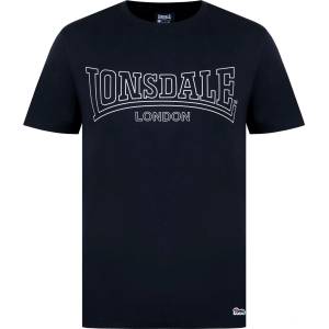 Lonsdale Tee Shirt Mens - Black