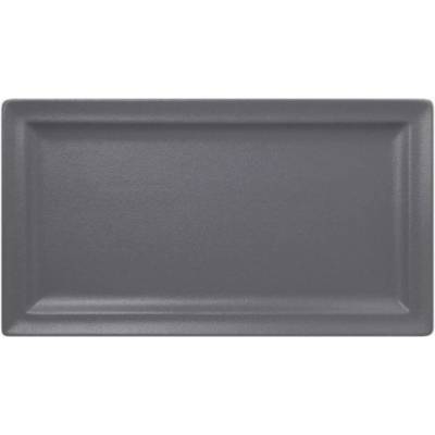 RAK Porcelain Talíř obdélný 38 x 21 cm šedá RAK-NFCLRP38GY