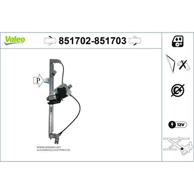 Zvedací zařízení oken VALEO 851703