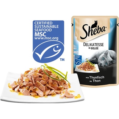Sheba Delikatesse tuňák v želé 85 g