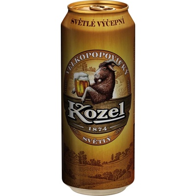 Kozel Světlý 10° 0,5 l (plech)
