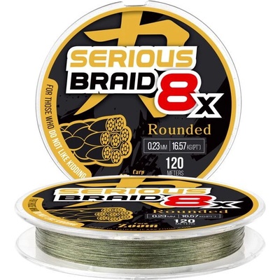 Carp Zoom Splétaná Serious 8X Braided Line (green) - 0,17 mm - 10,67 kg - 120 m