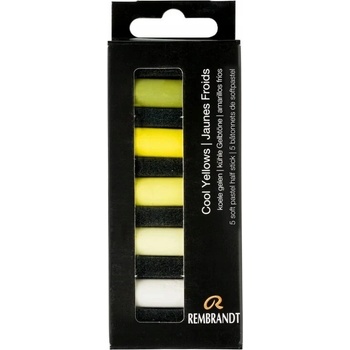 Rembrandt Micro sada suchých pastelov Cool Yellows 5 ks