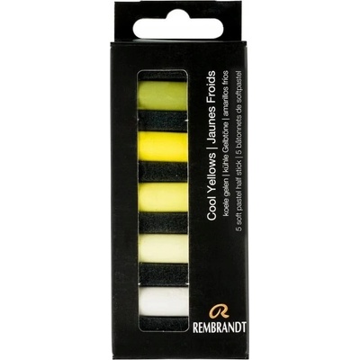 Rembrandt Micro sada suchých pastelov Cool Yellows 5 ks