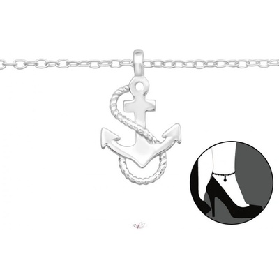 Prosperk náramek na nohu kotva S0583