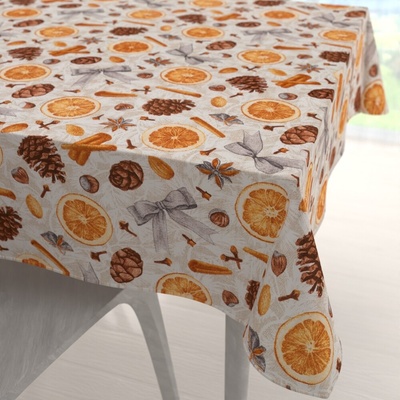 Biante Dekoračný štvorcový obrus Leona LN-171 Vôňa jesene 100x100cm