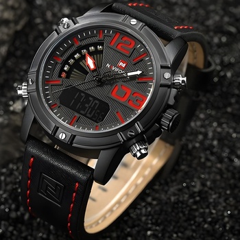 Naviforce Часовник naviforce wa-2844 - Черен / Червен kp2844 (wa-2844)