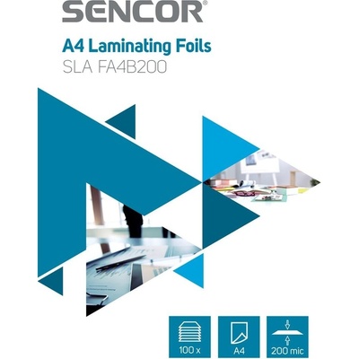 Sencor SLA FA4B200 Laminovací folie A4, 200 mic 45015625