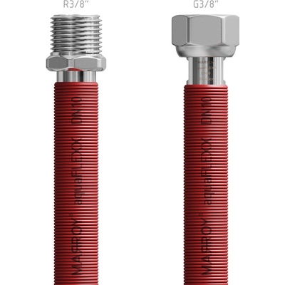 MARROY hadica voda EN10380 rozťahovacia aquaFLEXX R3/8"- G3/8" - 500/1000 mm, červená