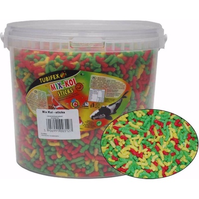 Tubifex Koi Mix sticks plovoucí 5 l