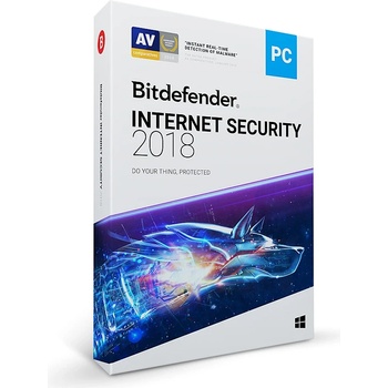 Bitdefender Internet Security 2018 10 lic. 3 roky (VL11033010-EN)