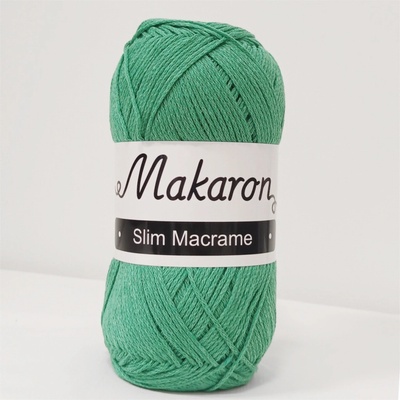 Makaron Slim Macrame zelená 2mm