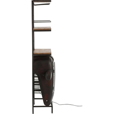 J-Line by Jolipa Tractor Bar 87 x 37 x 181 cm čierna