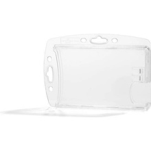 Držák na bezpečnostní karty "ENCLOSED", transparentní, na 1 kartu, uzavřený, 1 ks, DURABLE 895519