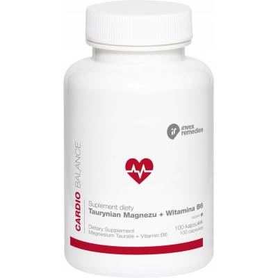 Invex Remedies Hořečnatý taurát s vitamínem B6 100 kapslí