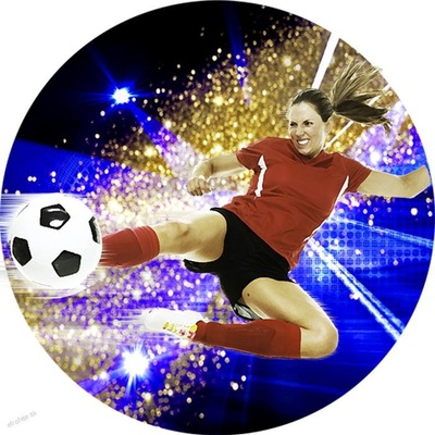 emblém B2/01 futbal ženy 50mm