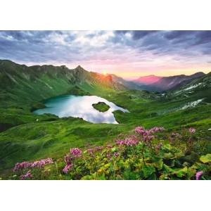 Ravensburger - Puzzle Mountain lake in the Allgäu - 1 000 piese
