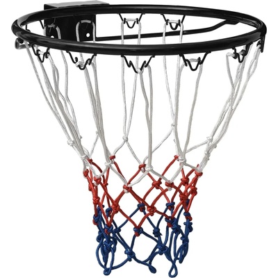 vidaXL Баскетболен ринг, черен, 39 см, стомана (93661)