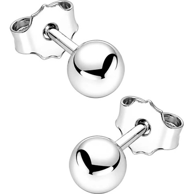 Zlaton Náušnice bílé zlato kulička pecky 0.5cm 1.25g 000202002253