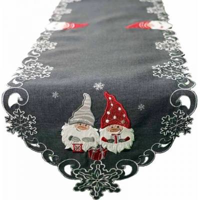 Sezónkovo Vianočný obrus so škriatkami 40x140 cm