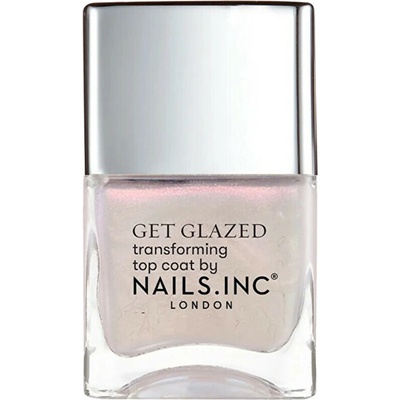 Nails.Inc Better On Top Get Glazed Transforming Top Coat - Rychleschnoucí vrchní lak na nehty 14 ml 0 ml