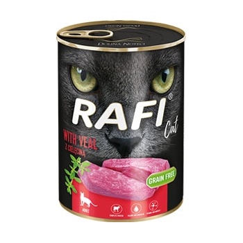 Rafi Cat Adult s telecím masem 12 x 0,4 kg
