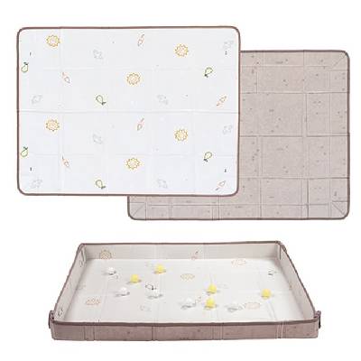 Двустранна подложка за игра с топки Taf Toys - Fold ′n Fun, бяла (TT13505)