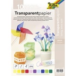 FOLIA Прозрачна хартия A4, 115 g, 10 листа, FOLIA, смесени цветове 87409 (87409)