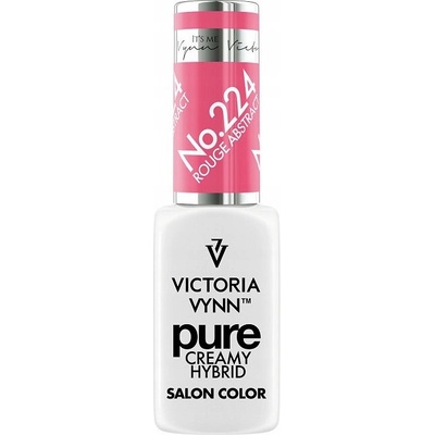 Hybridní lak Victoria Vynn 224 rouge abstract 8 ml červená růžová