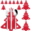 Vianočné prestieranie na príbory Ruhhy 22304 v tvare stromčeka sada 12 ks